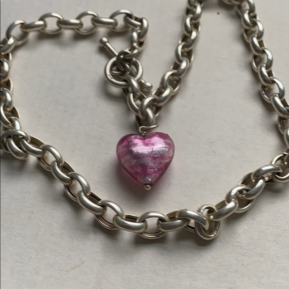 Sterling heart Chain - Picture 2 of 3